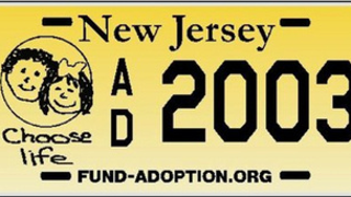 Crappy Drawing the Standard for "Choose Life" License Plates